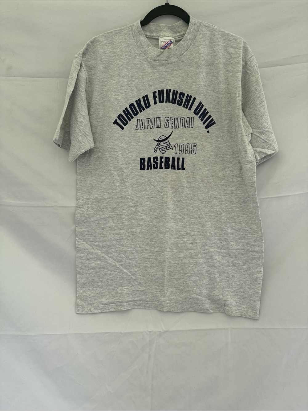 Tohoku Fukushi Univ. 1995 Baseball Graphic Tee - Light Gray